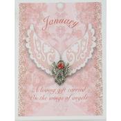 January Angel Pin