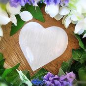 Extra Large Selenite Heart