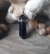 Obsidian Crystal Point Pendant image