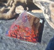 Red Jasper Orgone Generator Pyramid