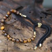 Tigers Eye Gemstone String Bracelet image