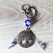 Tree of Life Evil Eye Protection Keyring image