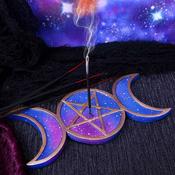 Triple Moon Incense Holder image
