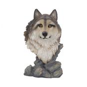 Spirit of Freedom Wolf Head Figurine image