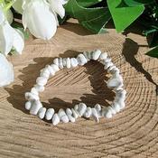 White Howlite Chip Bracelet image