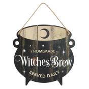 Witches Brew Cauldron Sign image