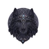 Wolf Moon Gothic Wall Plaque image