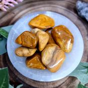 Yellow Jasper Crystal Tumblestone