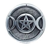 Metal Triple Moon Incense Holder image