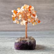 Small Carnelian Crystal Tree