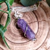 Chunky Amethyst Pendant image