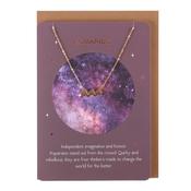 Aquarius Zodiac Necklace &amp; Card image
