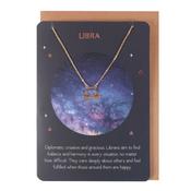 Libra Zodiac Necklace &amp; Card image
