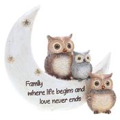 Night Owls Family Plaque image