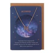 Scorpio Zodiac Necklace &amp; Card image