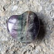 Mini Flourite Crystal Heart