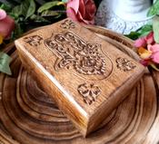 Hamsa Hand Wooden Box image