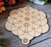 Chakra Crystal Grid Board