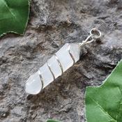 Selenite Spiral Pendant image