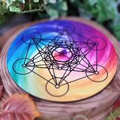 Chakra Metatron Crystal Grid Board