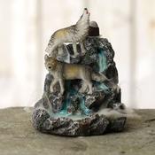 Wolf Mountain Backflow Incense Holder image