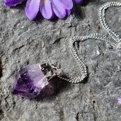Natural Amethyst Point Pendant image