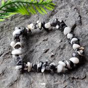 Zebra Agate Chip Bracelet image