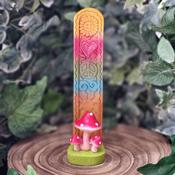 Rainbow Mushroom Incense Holder image