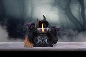 Familiar Cauldron Tea Light Holder image