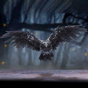Dark Feather Owl Wall Plaque image