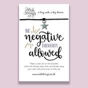 No Negative Thoughts WishString Bracelet image