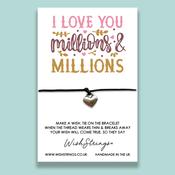 Love You Millions WishString Bracelet image