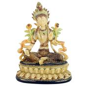 Green Tara Female Buddha Figurine image