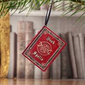 Red Book of Spells Hanging Ornament