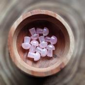 Rose Aura Quartz Mini Crystal Toadstool