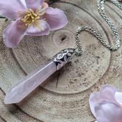 Large Rose Quartz Pendant image