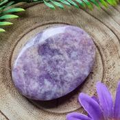 Large Lepidolite Palm stone image