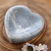 Blue Calcite Heart Bowl image