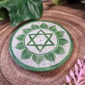 Heart Chakra Soapstone Incense Holder image