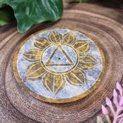 Solar Plexus Chakra Soapstone Incense Holder image