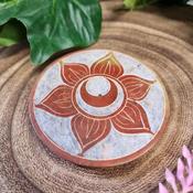 Sacral Chakra Soapstone Incense Holder image