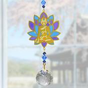 Buddha with Lotus Suncatcher image
