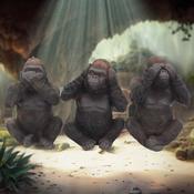 Three Wise Gorillas