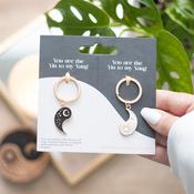 Yin and Yang Best Friends Keyring Set