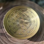 Brass Smudge Stick Plate image
