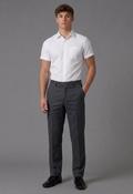 Grey Men’s Regular Fit Trousers (444)