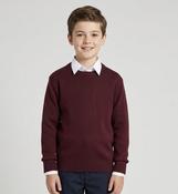 Wine Round Neck Pullover image