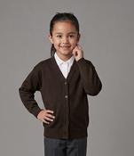 Brown School Cardigan by Hunter Schoolwear (664)
