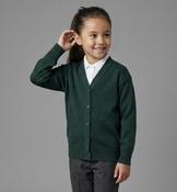 Bottle Green School Cardigan by Hunter Schoolwear (664)