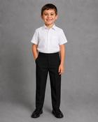 Black Boys Trousers - Mock Fly (241)